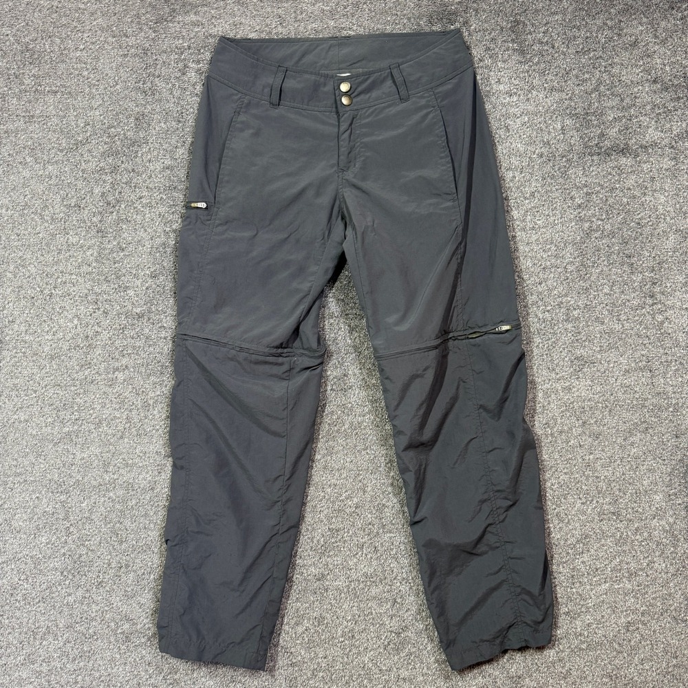 ExOfficio‎ Convertible Pants Womens 0 Insect Shield Gray Hiking Nylon
